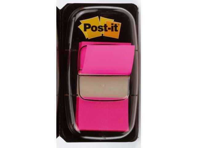 Märkflik Post-it Index 1/1" (25,4x43,2mm) 680-21, Cerice, 50 flikar/fp