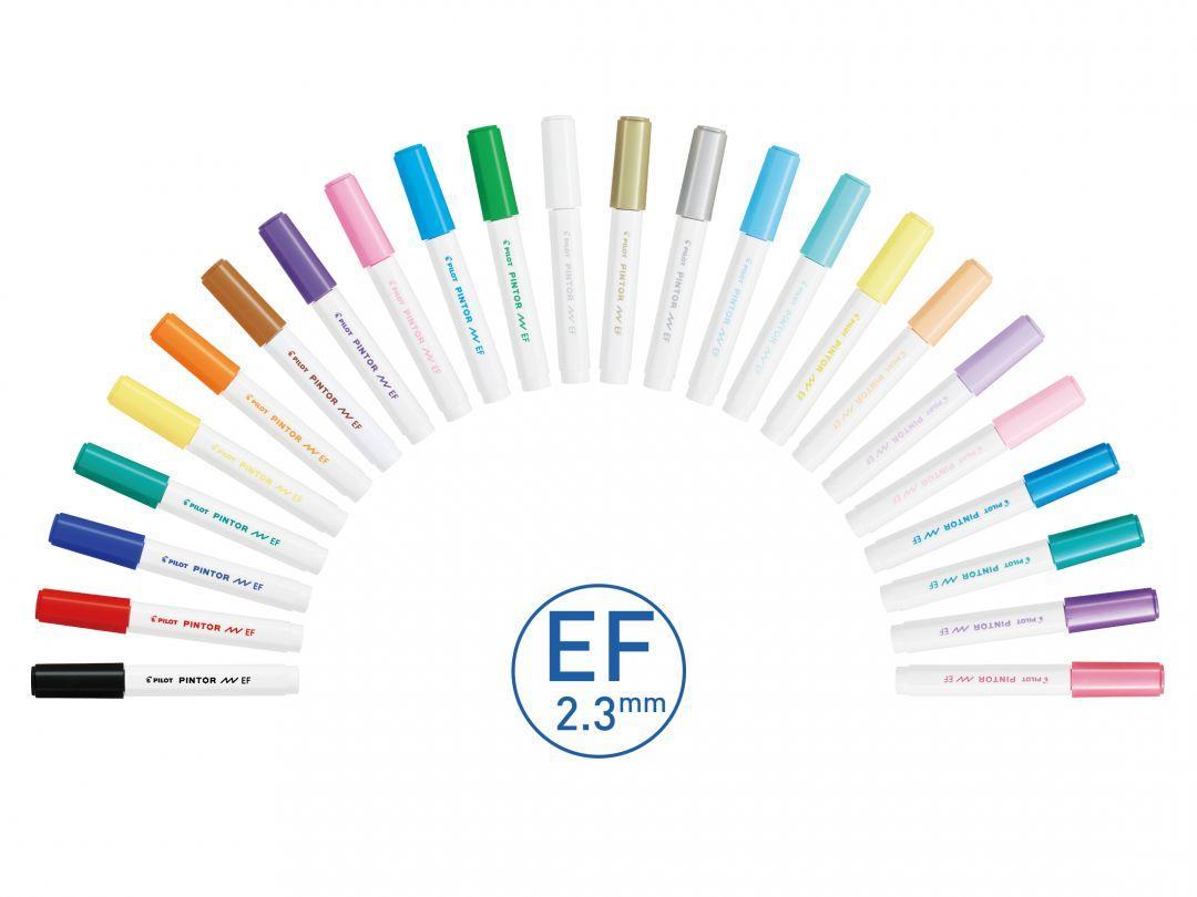 Märkpenna Pilot Pintor Marker Extra-Fine 2,3mm (0,7mm), Svart