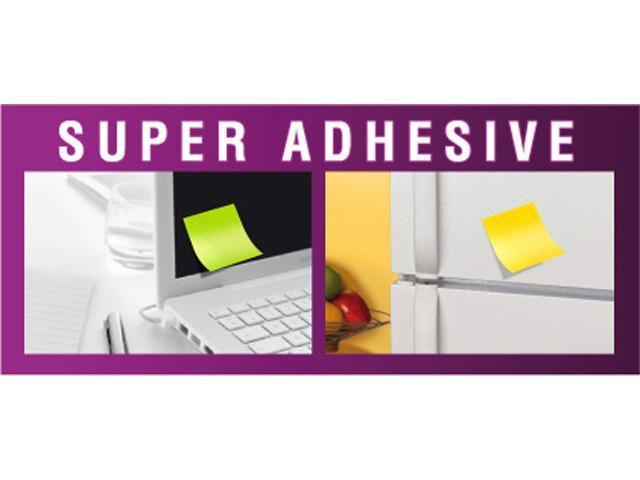 Notisblock Post-it Notes Super Sticky 47,6x47,6mm, Canary Yellow (gul) 12/fp