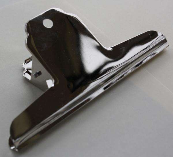 Pappersklämma blank, bred 74mm 1/fp