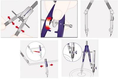 Passare Staedtler Mars Professional set 555 03, metall