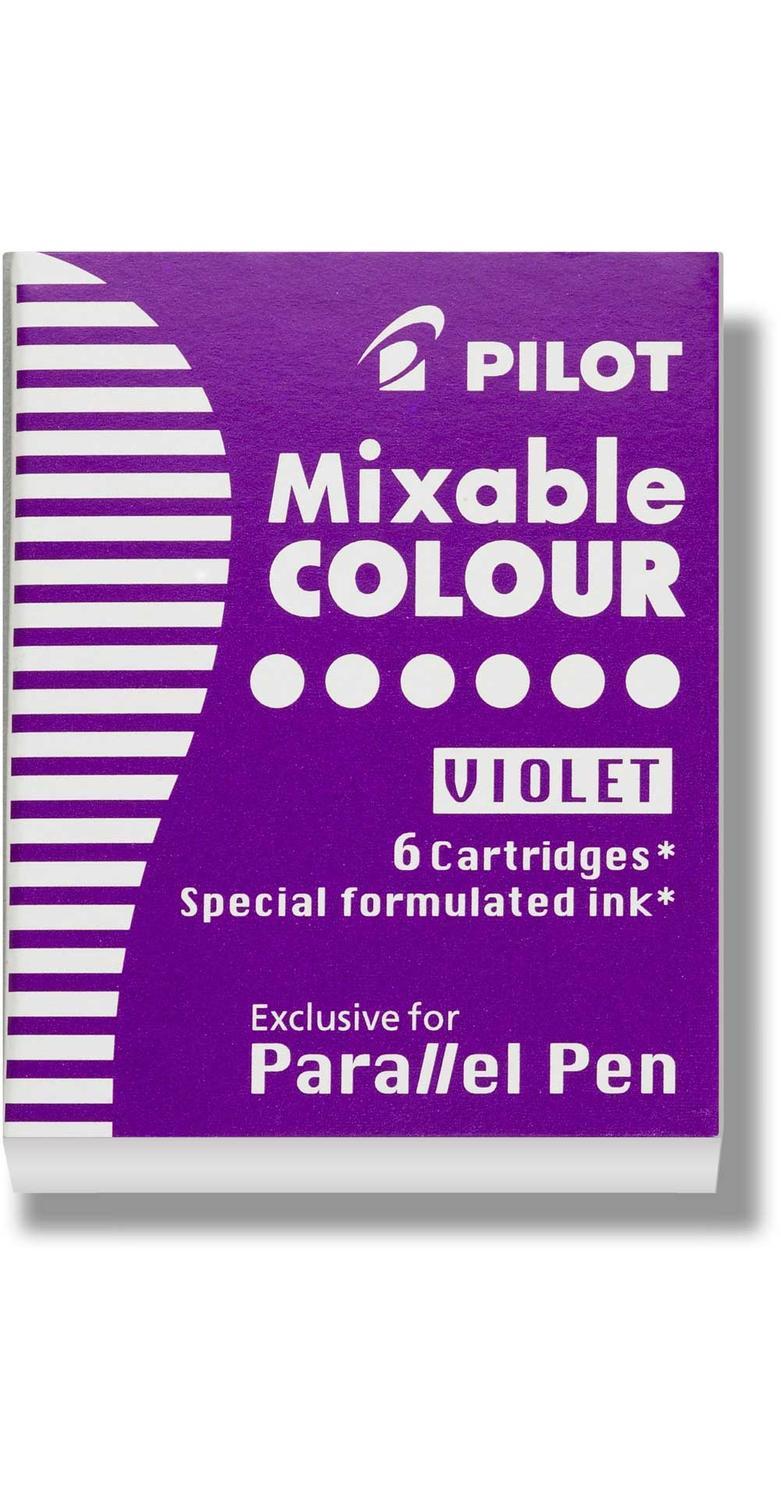 Patron Pilot Parallel Pen Mixable Colour IC-P3-S6-V till Pilot Parallel pen Violett 6/ask