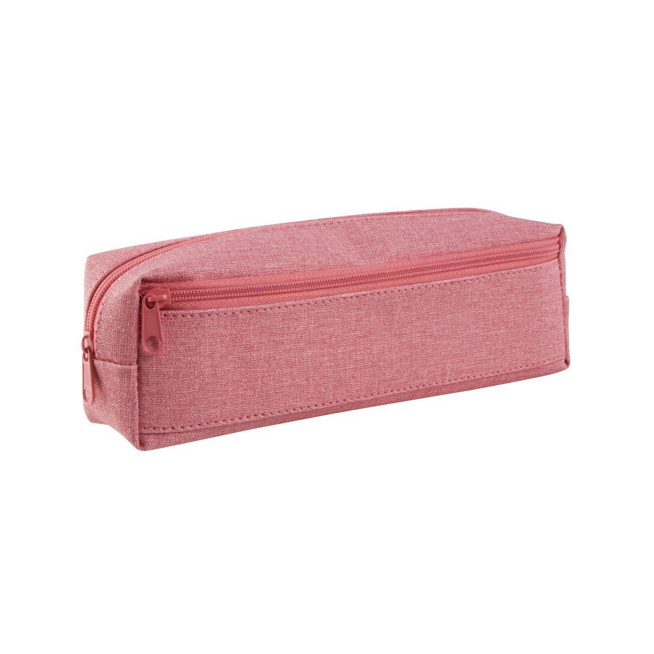 Pennfodral/Pennskrin Burde Boston 200×60mm, Konstläder, Rosa