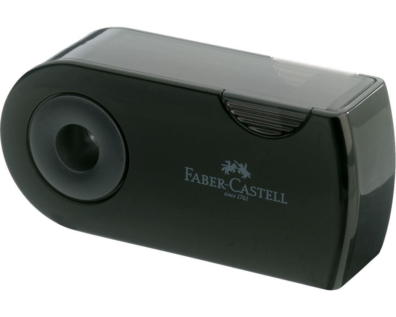 Pennvässare Faber-Castell Sleeve twin sharpening box dubbel Svart