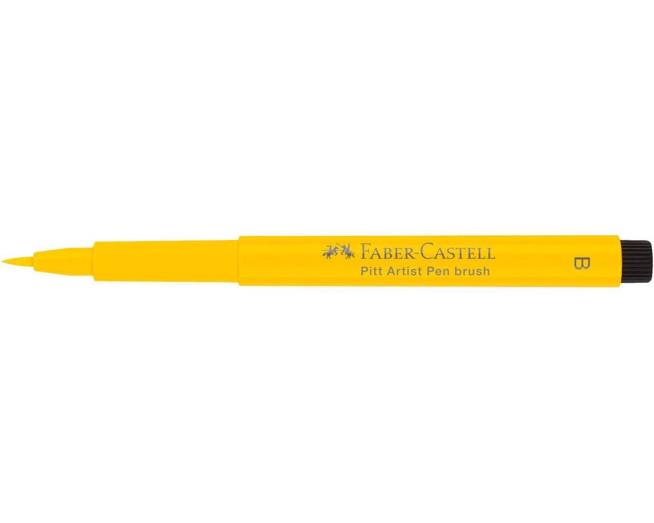 Penselpenna Faber-Castell PITT Artist pen brush, cadmium yellow (107)