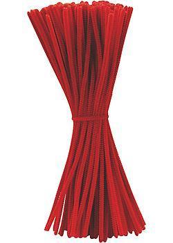 Piprensare 30cm Glansiga Röda 100/fp