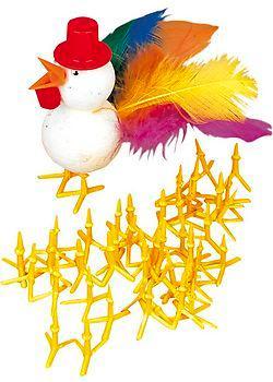 Plasthattar, 8-18mm, Ø 24-35mm, Blandade färger, 48 hattar/fp