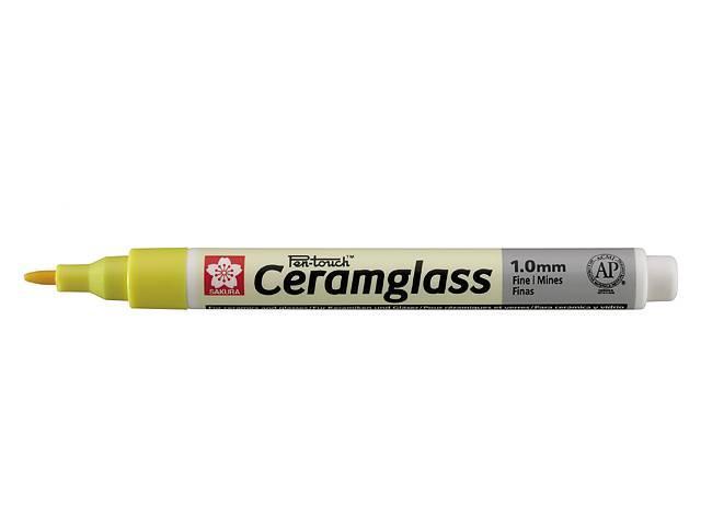 Porslinsmålningspenna Sakura Pen-Touch Ceramglass F 1,0 Gul
