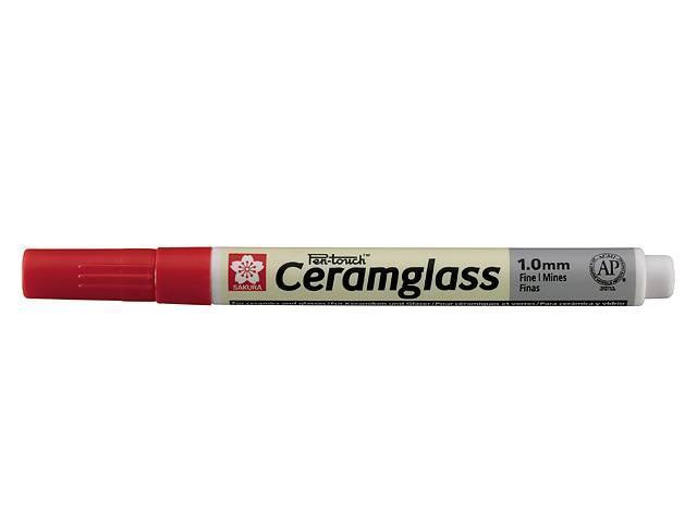 Porslinsmålningspenna Sakura Pen-Touch Ceramglass F 1,0 Röd