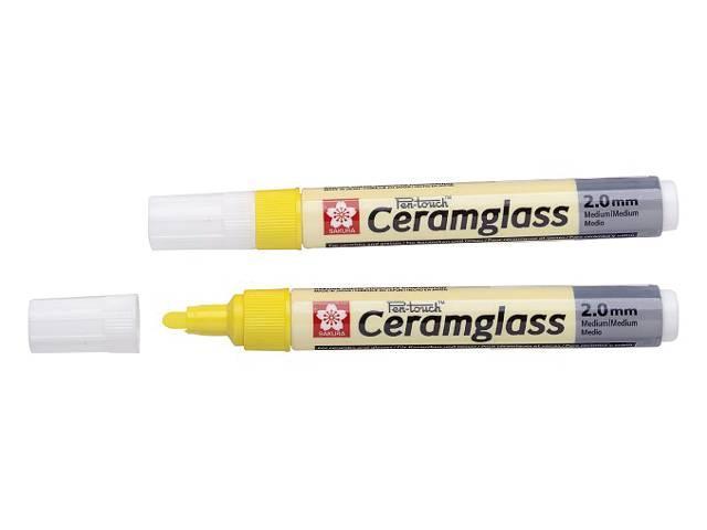 Porslinsmålningspenna Sakura Pen-Touch Ceramglass M 2,0 Gul