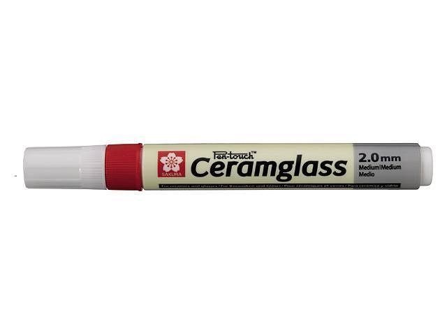 Porslinsmålningspenna Sakura Pen-Touch Ceramglass M 2,0 Röd