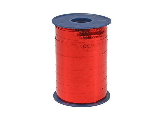 Presentband, metallicband, 10mm x 250m, Röd (metallic)