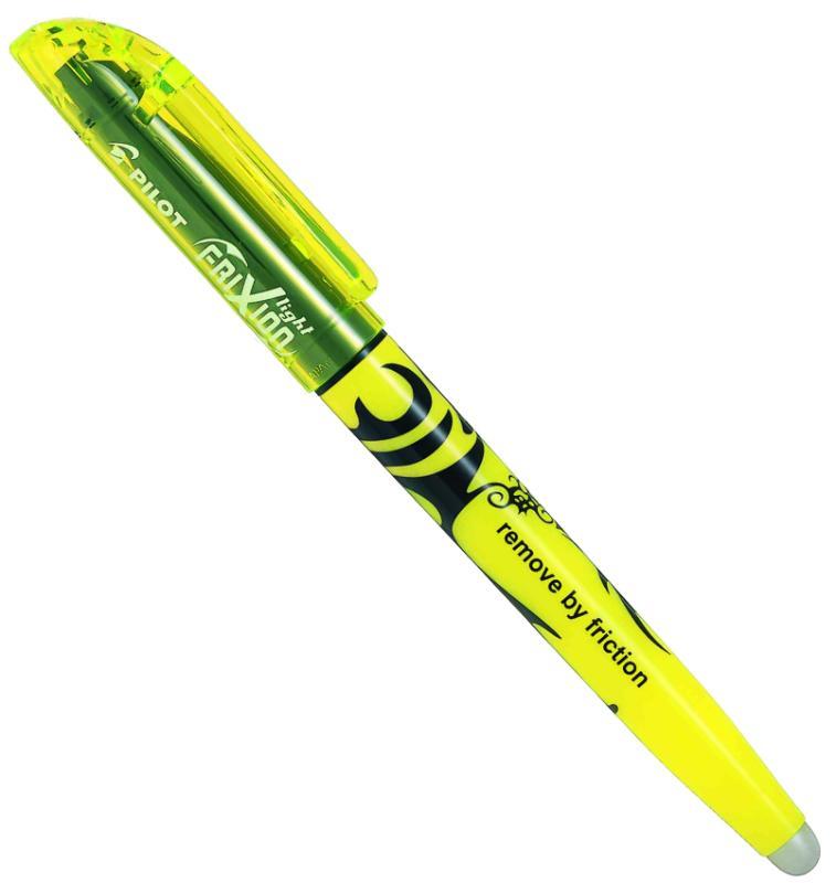 Raderbar överstrykningspenna Pilot Frixion Light Gul 1/fp