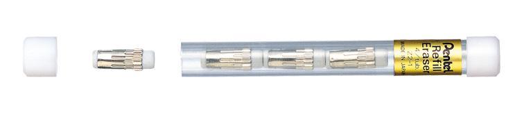 Raderreserv / Radertoppar Pentel Z2-1N för Pentel GraphGear, 4 radergummi/fp