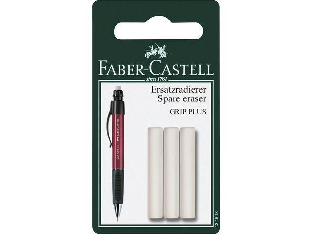 REFILL Radertopp/Raderreserv Faber-Castell 131598 till Grip Plus, 1345/1347 m fl, 3 radergummi/fp