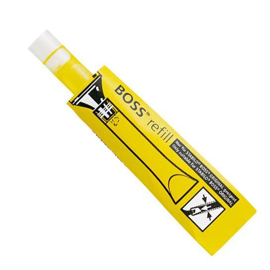 Refill till överstrykningspenna Stabilo Boss 070/24 Gul 1/fp