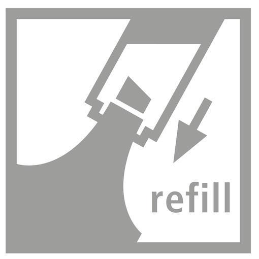 Refill till överstrykningspenna Stabilo Boss 070/24 Gul 1/fp