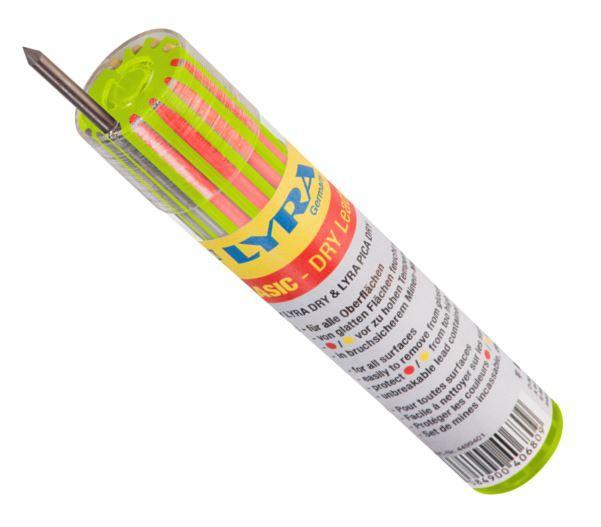 Reservstift till LYRA Dry Basic 2,8mm (Röd, Gul, Svart), 12/fp (vattenlöslig)