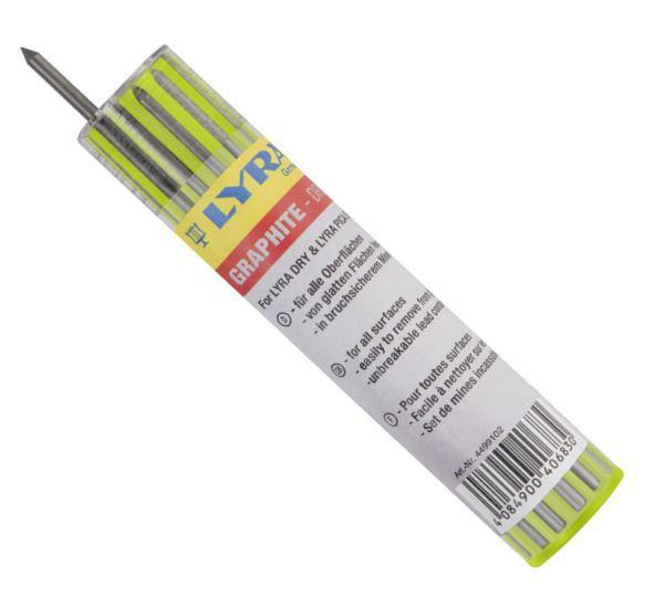 Reservstift till LYRA Dry Graphite 2,8mm Svart, 12 stift/fp