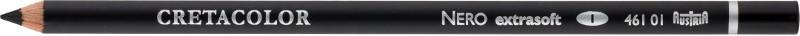 Ritkolspenna Cretacolor Nero extrasoft, Svart (46101) 1/fp