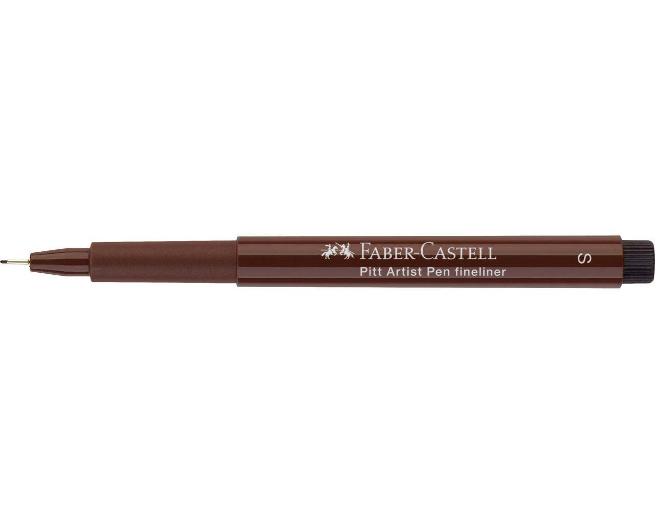 Ritpenna Faber-Castell PITT Artist pen, Superfine (S), dark sepia (175)
