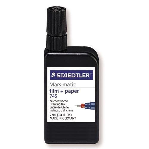 Rittusch Staedtler Mars Matic 745 M2-9 Svart 22ml (papper/film)