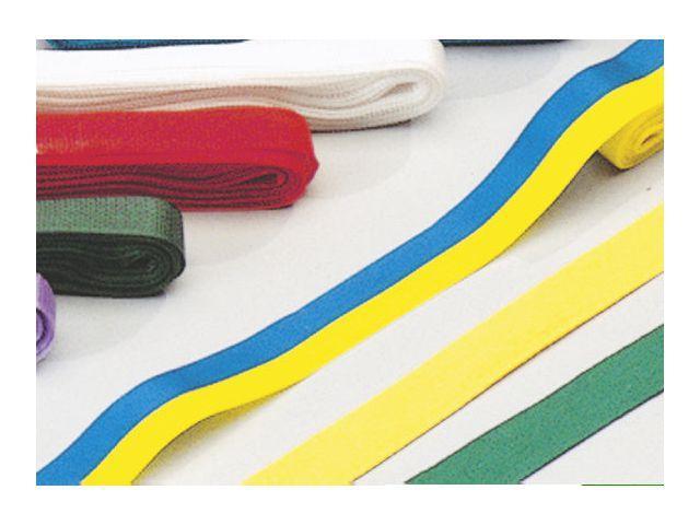 Satinband, 5m x 15mm, Gul & Blå