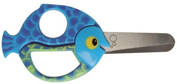 Sax Barnsax Fiskars "Animals for Kids" (djurmotiv) 13cm, Fisk