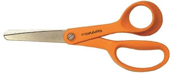 Sax Barnsax Fiskars Classic 13cm, Orange, för högerhänta