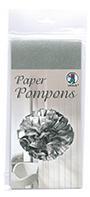 Silkespapper 50x70cm Silver 5 ark/fp