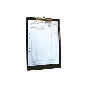 Skrivplatta, enkelsidig, för A4-format, 240x355mm, Svart