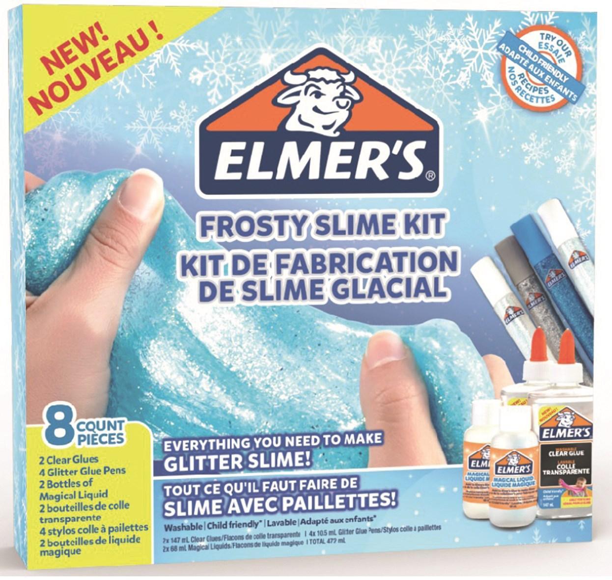 Slimesats: Startkit Elmers Frosty Slime Kit "Frosty", Allt-i-ett-slimesats