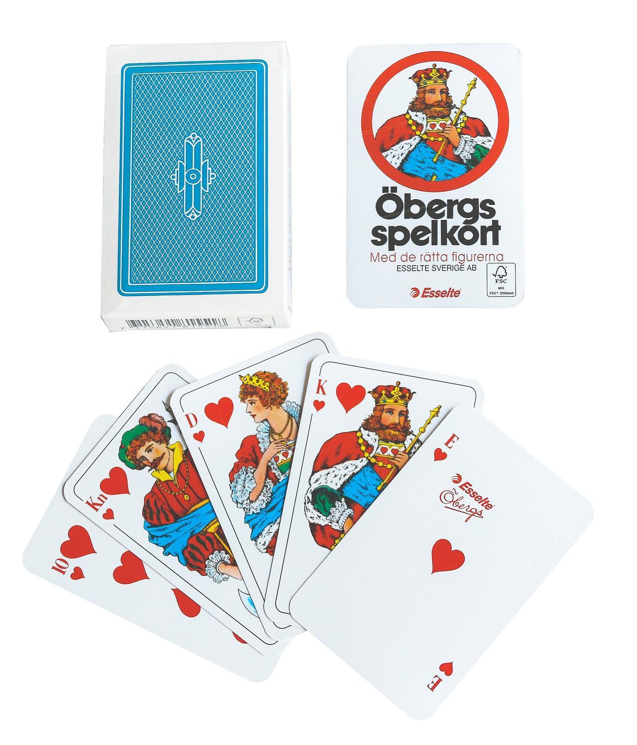 Spelkort / Kortlek Öbergs Joker-lek Blå