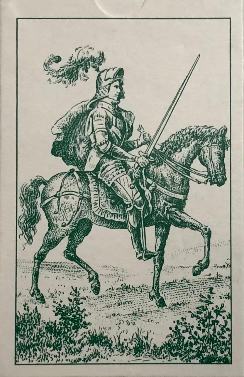 Spelkort/Kortlek Öbergs Kille (Killekort, killekortlek), grön