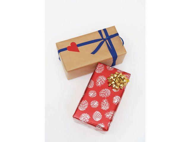 Stickers/Klistermärken på rulle, Hjärtan, Röd, 20x23mm, 1000 etiketter/rulle