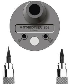 Stiftformerare/Pennvässare Staedtler Mars 502, för 2mm ritstift