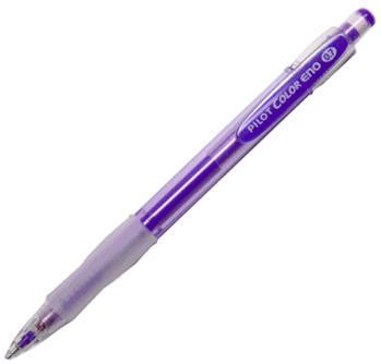 Stiftpenna Pilot Color ENO med färgade stift 0,7mm Violett/Lila