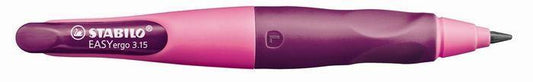 Stiftpenna Stabilo EASYergo 3,15mm Vänsterhänta + Pennvässare, Rosa