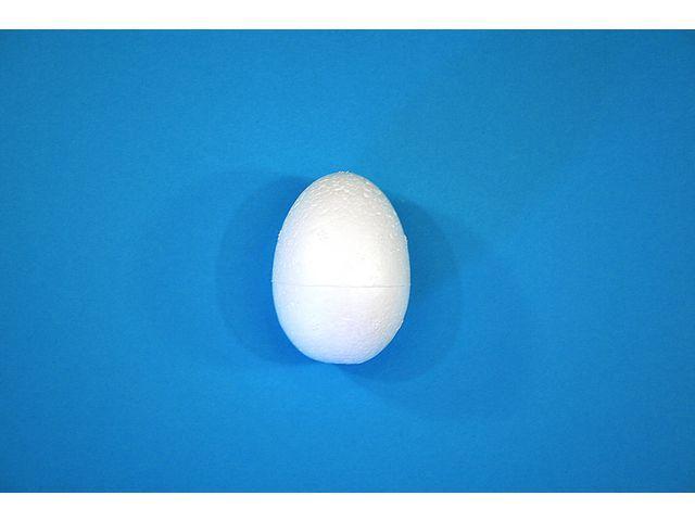 Styroporägg (Frigolitägg) 100x70mm, Vit, 25 ägg/fp (till påskpyssel/julpyssel)