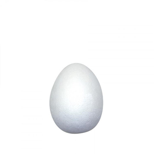 Styroporägg (Frigolitägg) 60x40mm, Vit, 25 ägg/fp (till påskpyssel/julpyssel)