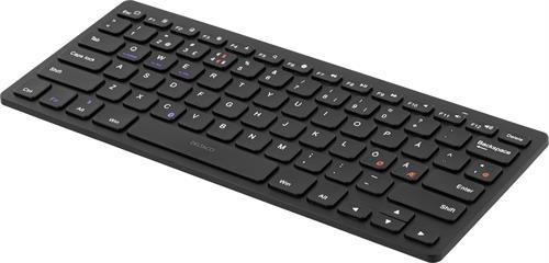 Tangentbord, minitangentbord, trådlöst, Deltaco TB-631 Compact Bluetooth Keyboard (Nordic), bluetooth, Svart