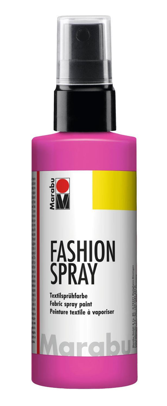 Textilsprayfärg: Textilfärg, sprayflaska Marabu Fashion Spray, 100ml, Rose Pink (033)
