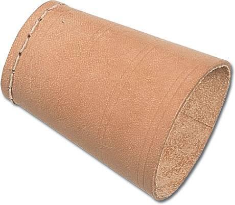 Tärningskopp/Tärningsmugg, 8,5x6,5cm, läder