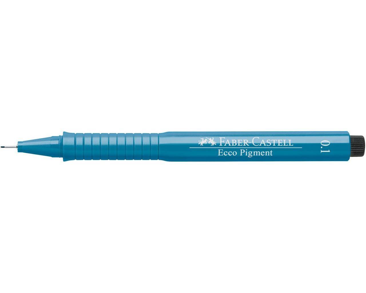 Tuschritpenna ECCO-PIGMENT Faber-Castell 0,1mm Blå