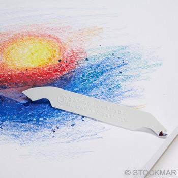 Vaxkritor Stockmar bivax, plåtask med 8 st stiftkritor & 8 st blockkritor
