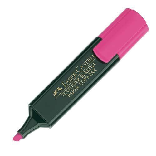 Överstrykningspenna Faber-Castell Textliner 48 Rosa 1/fp
