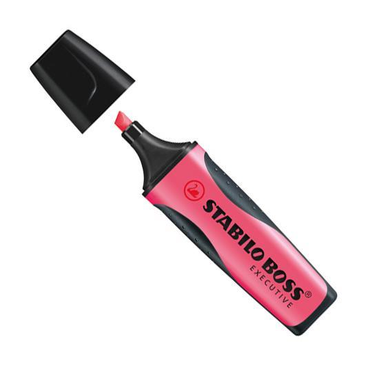 Överstrykningspenna Stabilo Boss Executive Rosa 1/fp
