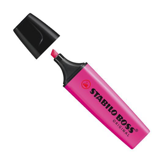 Överstrykningspenna Stabilo Boss Original Cerise (70/58) 1/fp