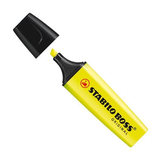 Överstrykningspenna Stabilo Boss Original Gul 1/fp