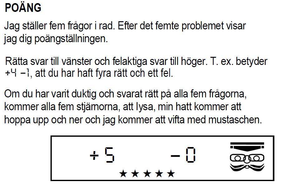 Övningsräknare Texas Instruments Little Professor (Lilla Professorn) Solar (för att öva huvudräkning)